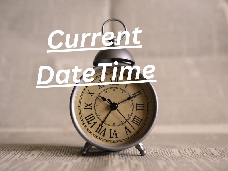 Get current Date time in python